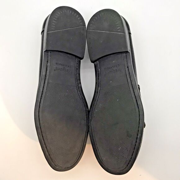 G.H. Bass Weejuns Michael Loafers Men's 12EE Brown Black Leather Kiltie Tassel - Picture 8 of 12